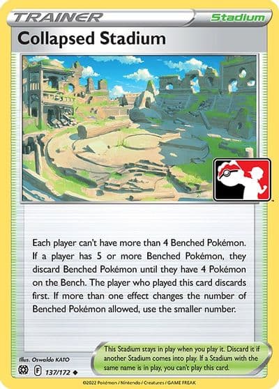 Collapsed Stadium Prize Pack Series Cards Pokemon card