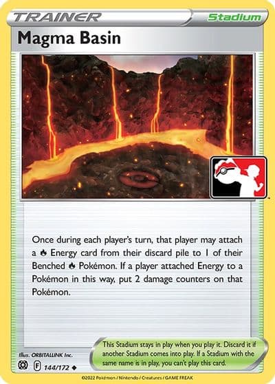 Magma Basin Prize Pack Series Cards Pokemon card