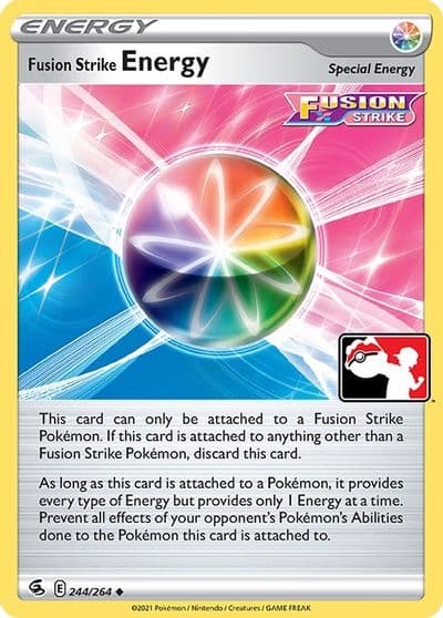 Fusion Strike Energy Prize Pack Series Cards Pokemon card