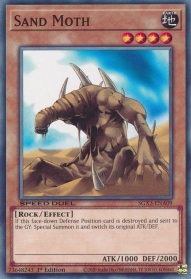 Sand Moth Speed Duel GX: Duelists of Shadows Yu-Gi-Oh! card