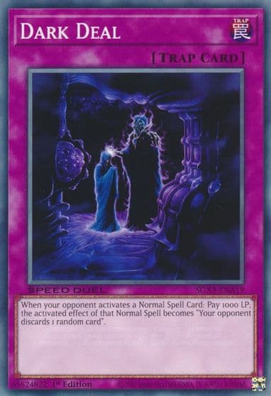 Dark Deal Speed Duel GX: Duelists of Shadows Yu-Gi-Oh! card