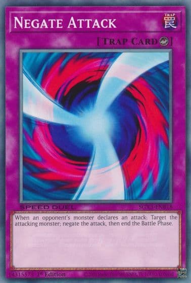 Negate Attack Speed Duel GX: Duelists of Shadows Yu-Gi-Oh! card