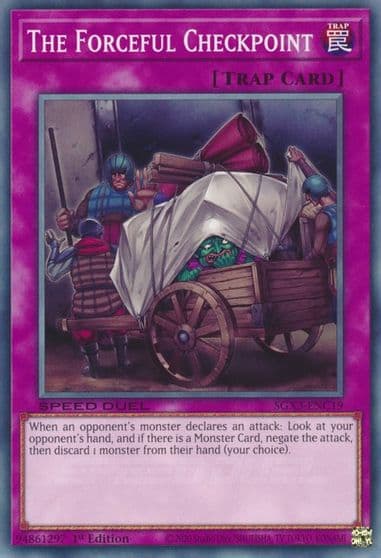 The Forceful Checkpoint Speed Duel GX: Duelists of Shadows Yu-Gi-Oh! card