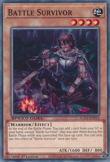 Battle Survivor Speed Duel GX: Duelists of Shadows Yu-Gi-Oh! card