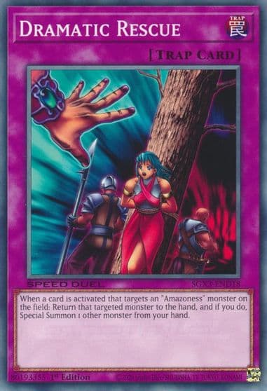 Dramatic Rescue Speed Duel GX: Duelists of Shadows Yu-Gi-Oh! card