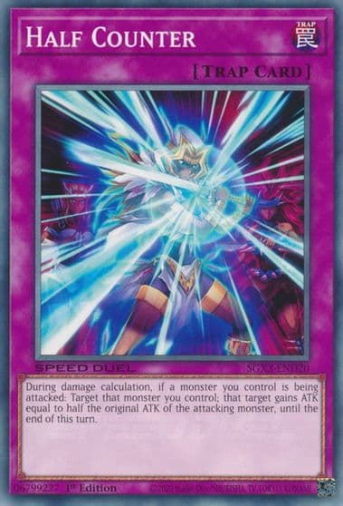Half Counter Speed Duel GX: Duelists of Shadows Yu-Gi-Oh! card