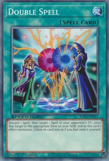 Double Spell Speed Duel GX: Duelists of Shadows Yu-Gi-Oh! card