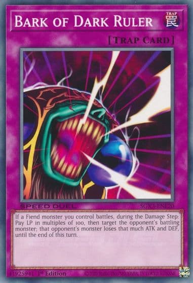Bark of Dark Ruler Speed Duel GX: Duelists of Shadows Yu-Gi-Oh! card