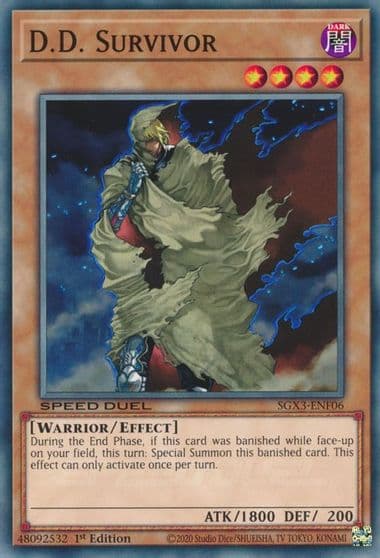 DD Survivor Speed Duel GX: Duelists of Shadows Yu-Gi-Oh! card