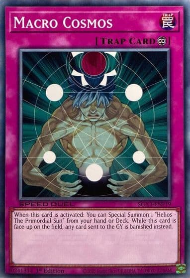 Macro Cosmos Speed Duel GX: Duelists of Shadows Yu-Gi-Oh! card