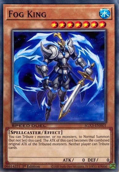 Fog King Speed Duel GX: Duelists of Shadows Yu-Gi-Oh! card