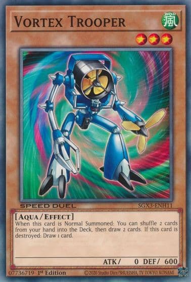 Vortex Trooper Speed Duel GX: Duelists of Shadows Yu-Gi-Oh! card