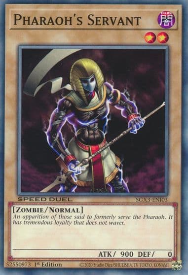 Pharaohs Servant Speed Duel GX: Duelists of Shadows Yu-Gi-Oh! card