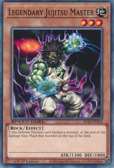 Legendary Jujitsu Master Speed Duel GX: Duelists of Shadows Yu-Gi-Oh! card