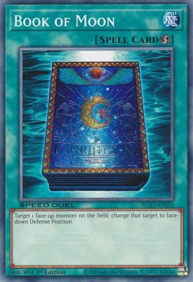Book of Moon Speed Duel GX: Duelists of Shadows Yu-Gi-Oh! card