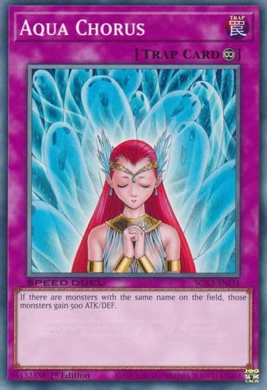 Aqua Chorus Speed Duel GX: Duelists of Shadows Yu-Gi-Oh! card