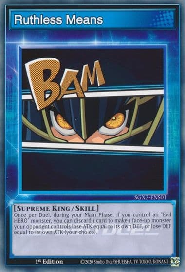 Ruthless Means Speed Duel GX: Duelists of Shadows Yu-Gi-Oh! card