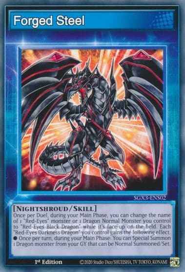 Forged Steel Speed Duel GX: Duelists of Shadows Yu-Gi-Oh! card