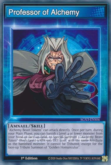 Professor of Alchemy Speed Duel GX: Duelists of Shadows Yu-Gi-Oh! card