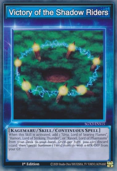 Victory of the Shadow Riders Speed Duel GX: Duelists of Shadows Yu-Gi-Oh! card