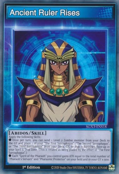 Ancient Ruler Rises Speed Duel GX: Duelists of Shadows Yu-Gi-Oh! card