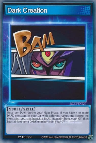 Dark Creation Speed Duel GX: Duelists of Shadows Yu-Gi-Oh! card