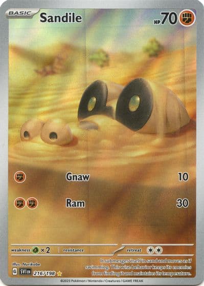 Sandile SV01: Scarlet & Violet Base Set Pokemon card