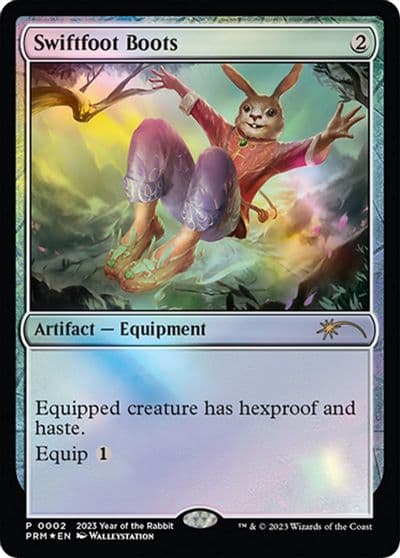 Swiftfoot Boots Year of the Rabbit 2023 Unique and Miscellaneous Promos Magic card