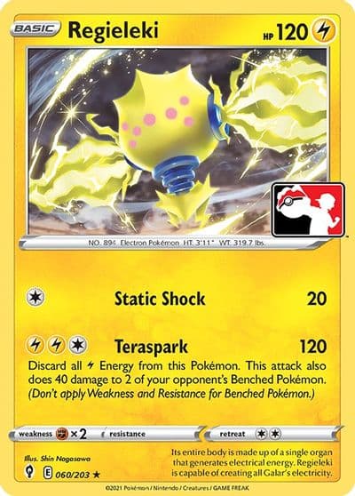 Regieleki Prize Pack Series Cards Pokemon card