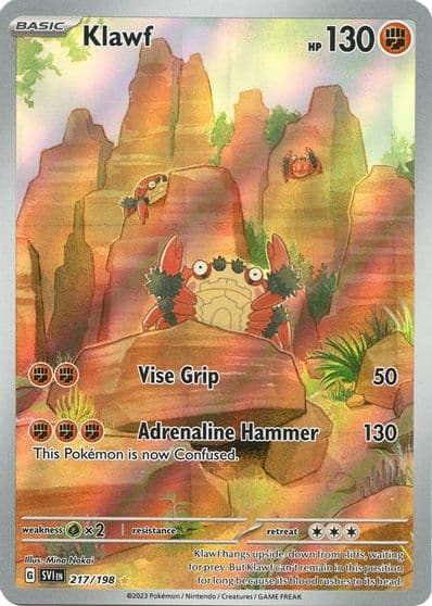 Klawf SV01: Scarlet & Violet Base Set Pokemon card