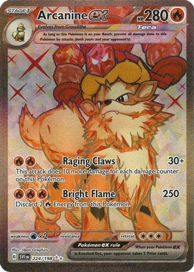 Arcanine ex SV01: Scarlet & Violet Base Set Pokemon card