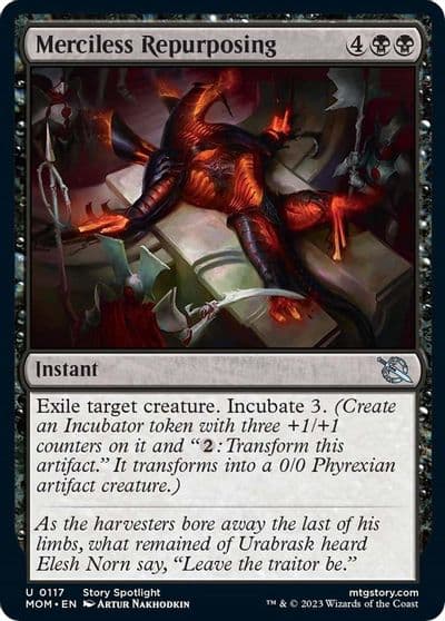 Merciless Repurposing March of the Machine Magic card