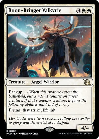 Boon Bringer Valkyrie March of the Machine Magic card