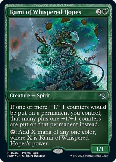 Kami of Whispered Hopes Promo Pack: March of the Machine Magic card