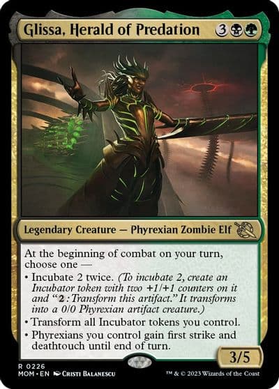 Glissa Herald of Predation March of the Machine Magic card