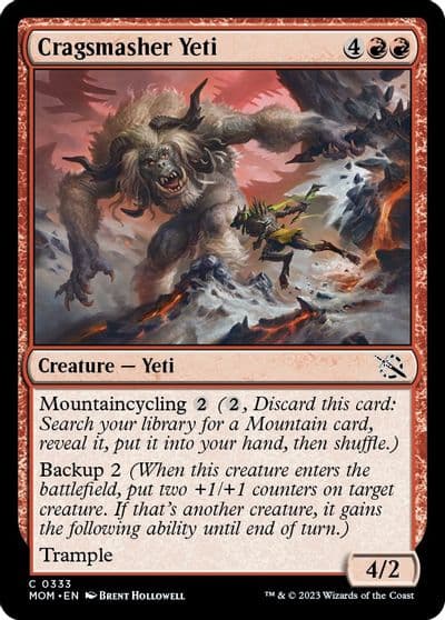 Cragsmasher Yeti March of the Machine Magic card