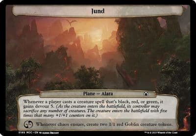 Jund Planechase: March of the Machine Magic card