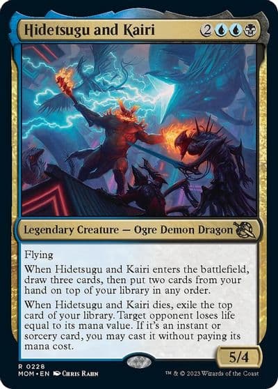 Hidetsugu and Kairi March of the Machine Magic card