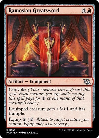 Ramosian Greatsword March of the Machine Magic card