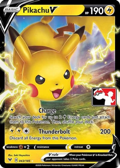 Pikachu V Prize Pack Series Cards Pokemon card