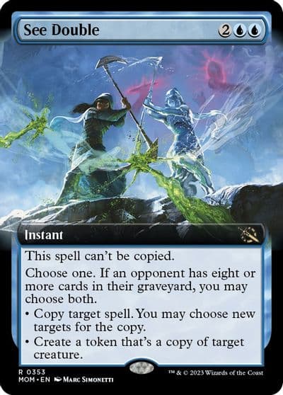 See Double Extended Art March of the Machine Magic card
