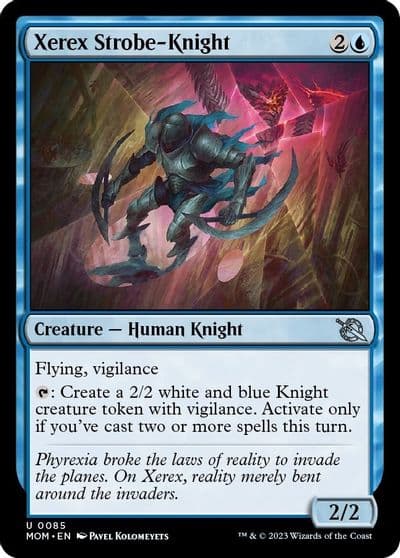 Xerex Strobe Knight March of the Machine Magic card