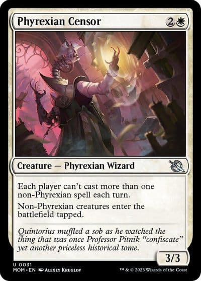 Phyrexian Censor March of the Machine Magic card