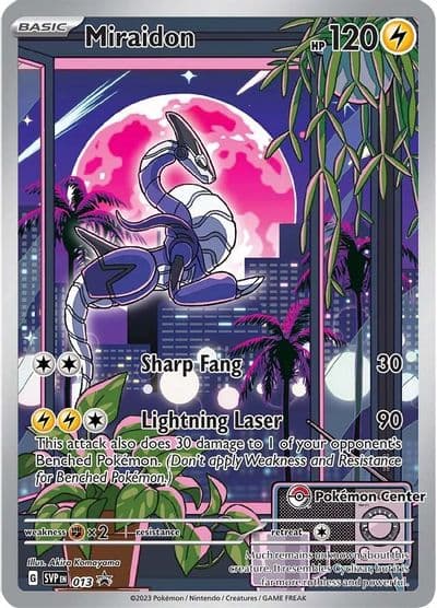 Miraidon - 013 (Pokemon Center Exclusive) SV: Scarlet & Violet Promo Cards Pokemon card