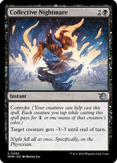 Collective Nightmare March of the Machine Magic card