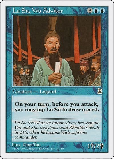 Lu Su Wu Advisor Portal Three Kingdoms Magic card