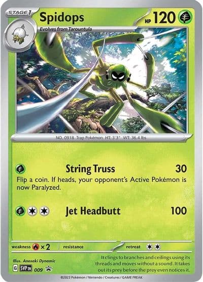 Spidops - 009 SV: Scarlet & Violet Promo Cards Pokemon card
