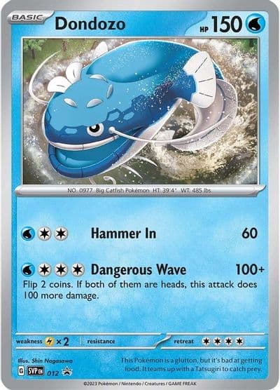 Dondozo - 012 SV: Scarlet & Violet Promo Cards Pokemon card