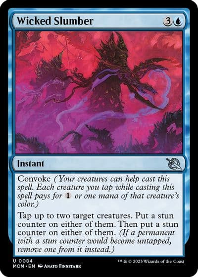 Wicked Slumber March of the Machine Magic card