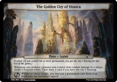 The Golden City of Orazca Planechase: March of the Machine Magic card